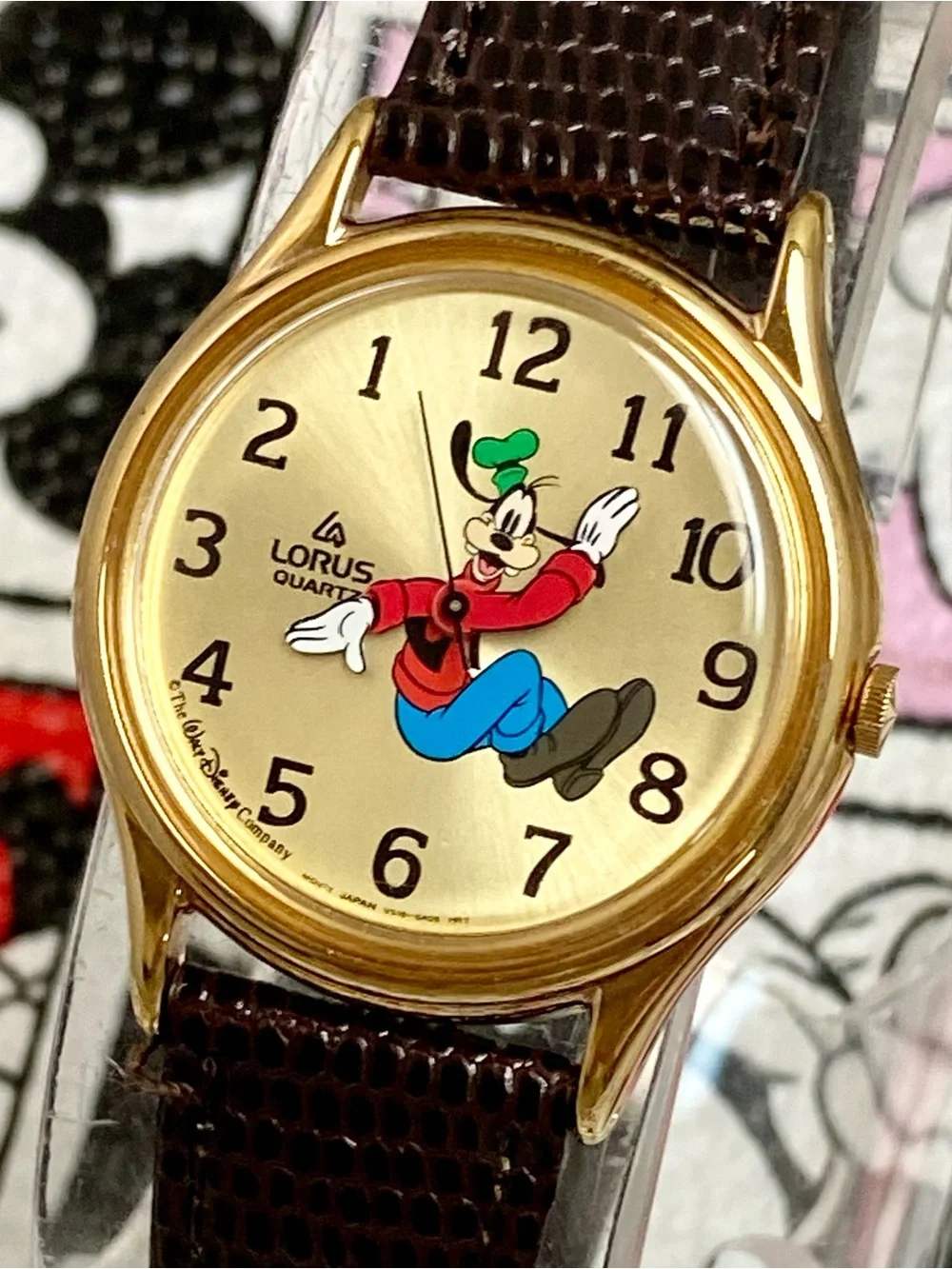 Vintage Disney X Lorus by Seiko Backwards Running Goofy Watch